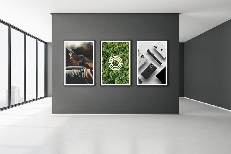 Open plan wall