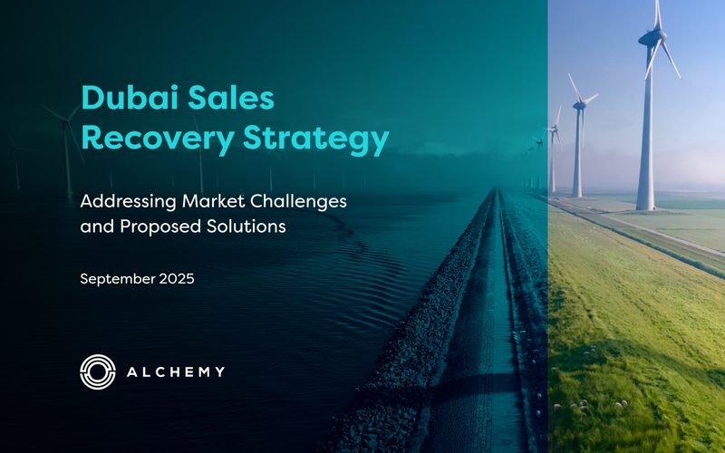 Deck cover · Dubai Sales Recovery Strategy