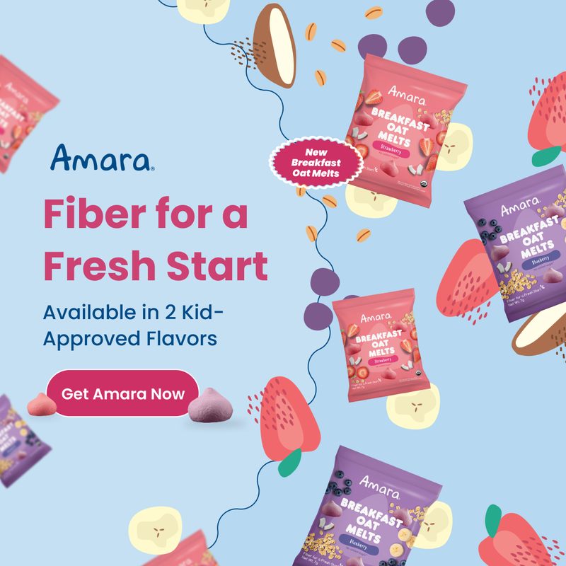 Fiber for a fresh start, in blue