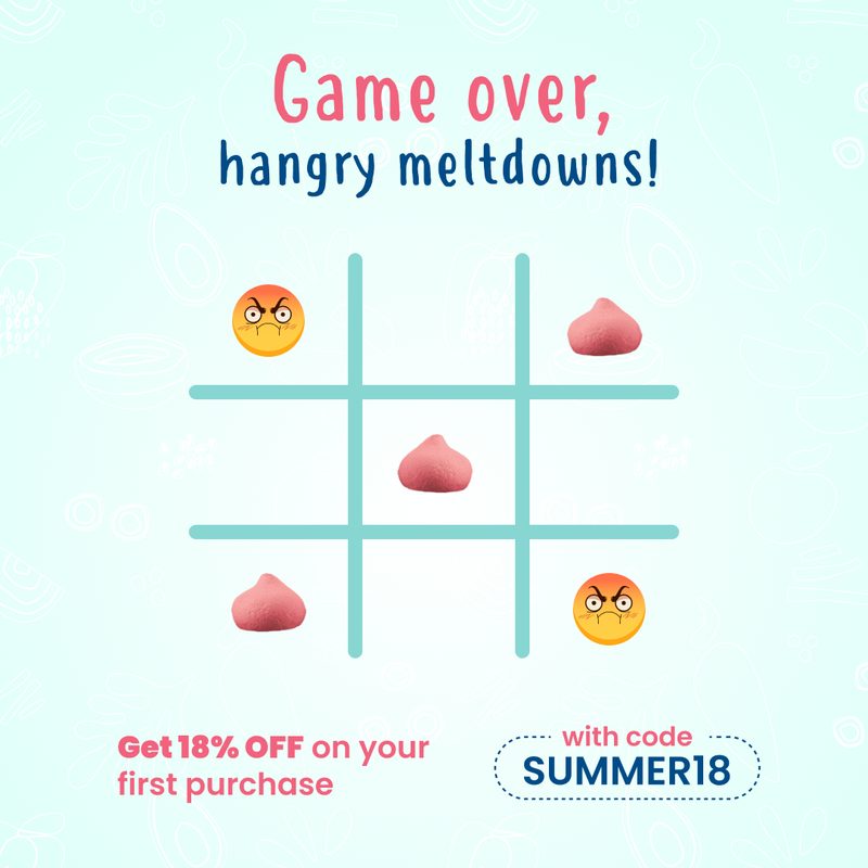 Game over, hangry meltdowns