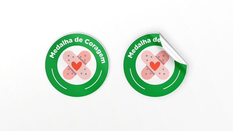 Medal stickers