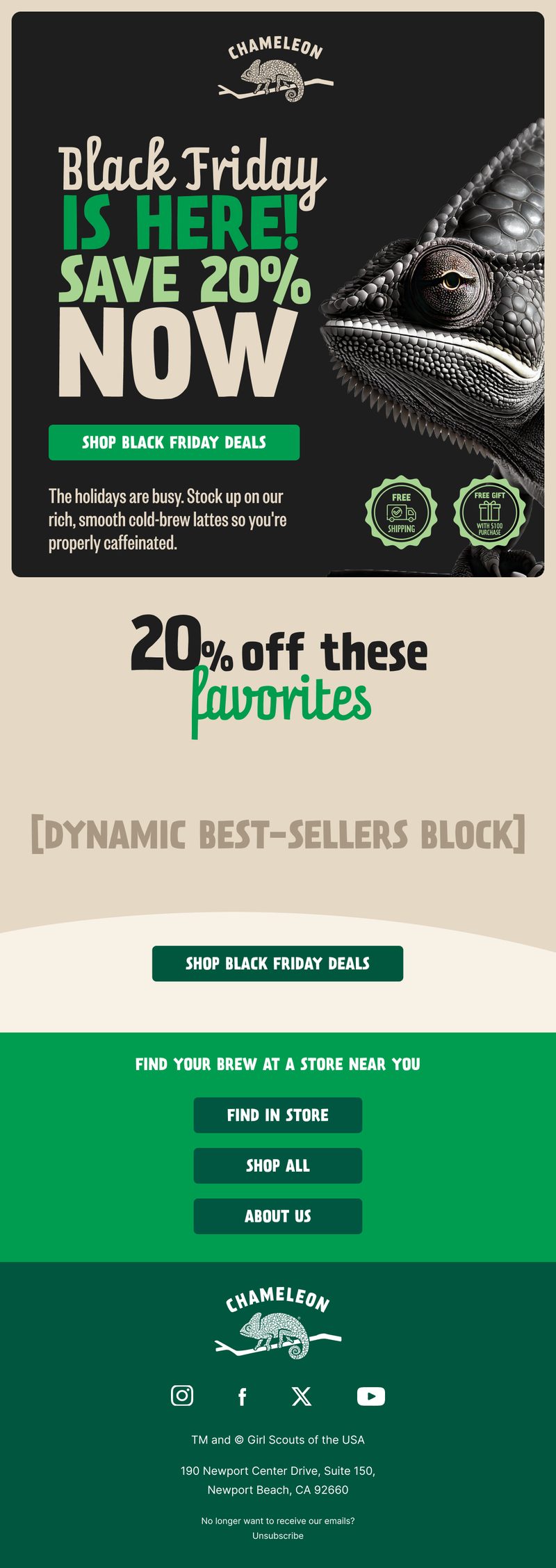 Black Friday, 20% off