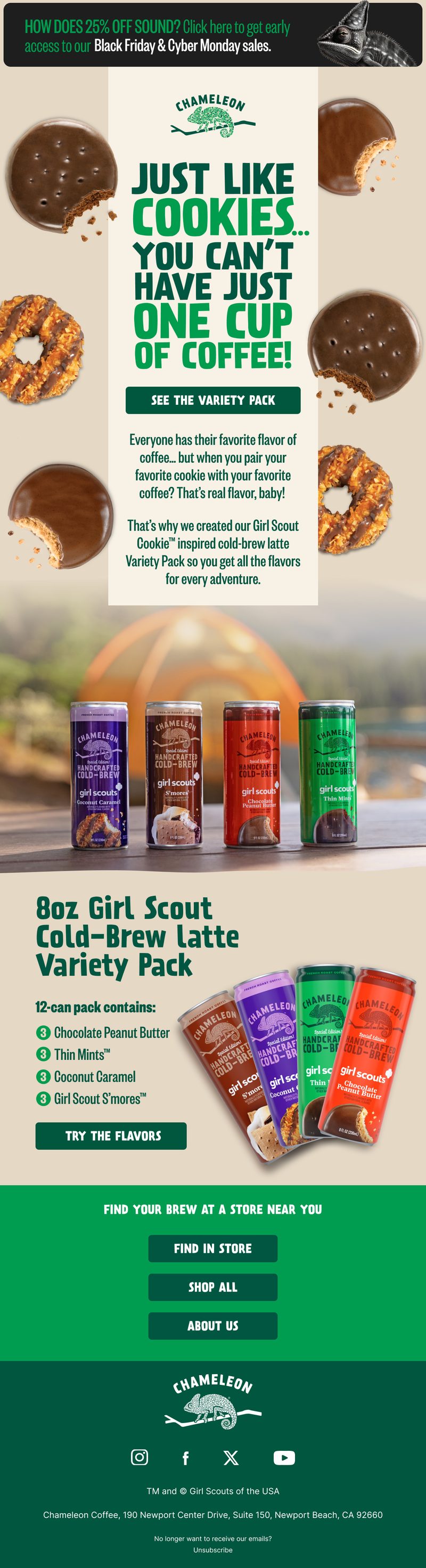 The twelve-can variety pack