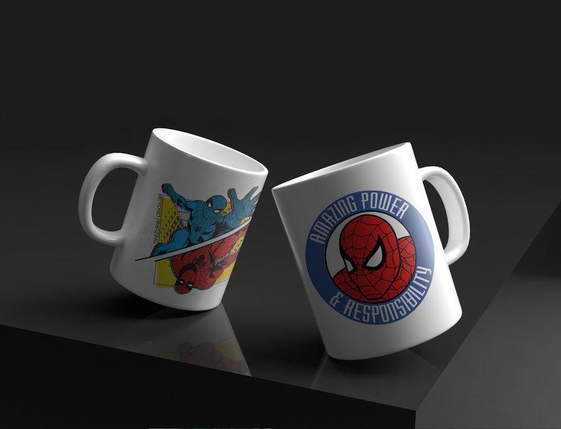 Spider-Man: pair of mugs
