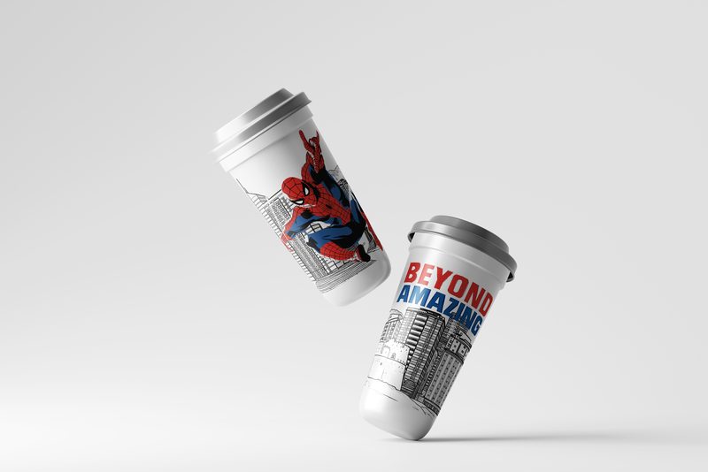 Spider-Man: travel cups