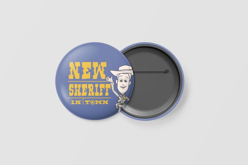 Toy Story: pin badge, blue