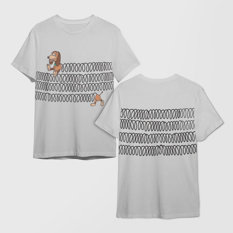 Toy Story: white t-shirt, front and back