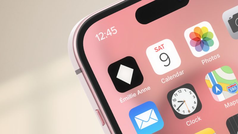 App icon on the home screen