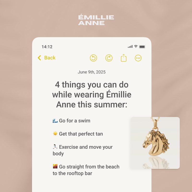 The ad written as a phone note
