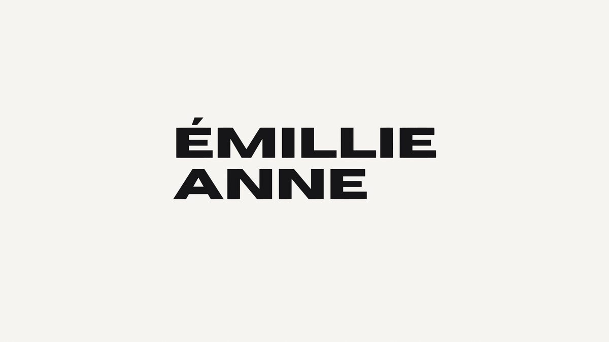 The wordmark in five colourways