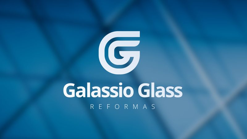 Logo over a glass facade