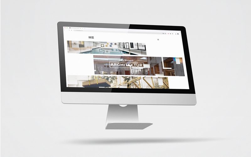 Project page, on desktop
