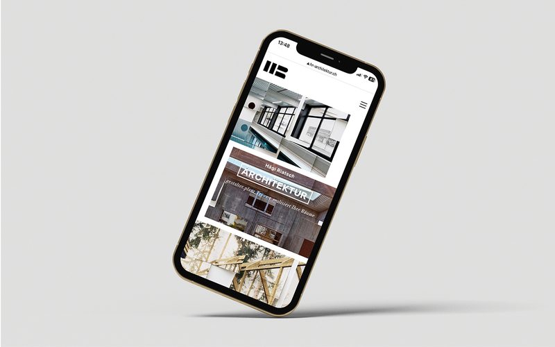 Project page, on a phone