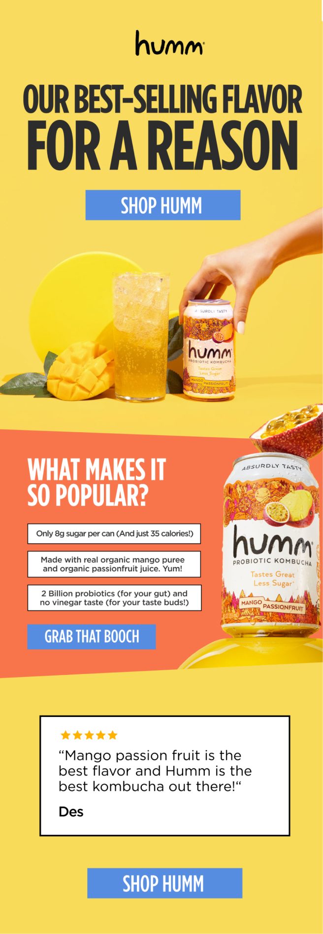 The best-selling flavour