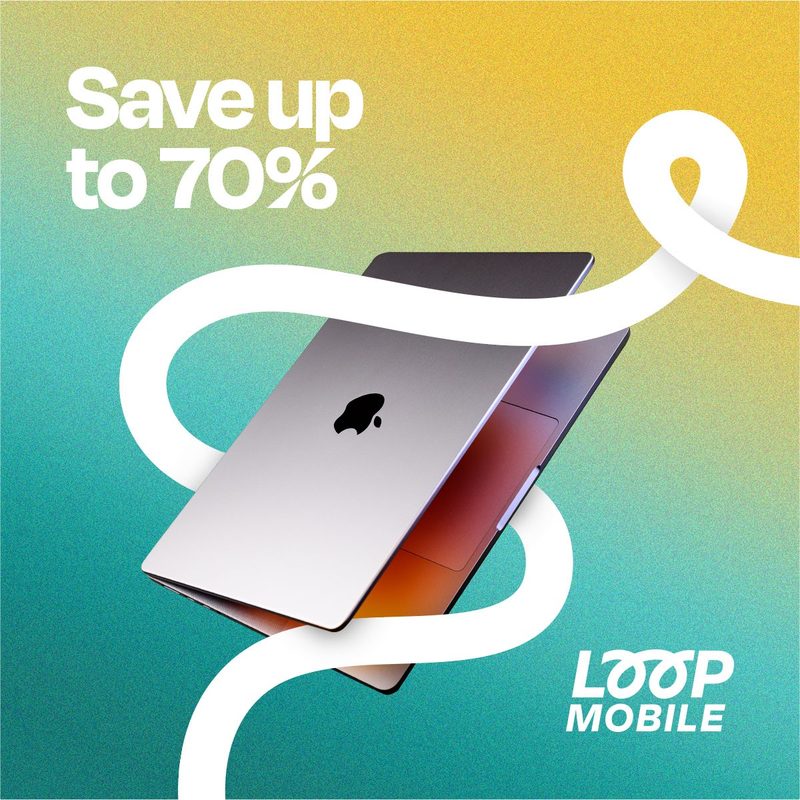 Brand placement with a laptop and the gradient ribbon