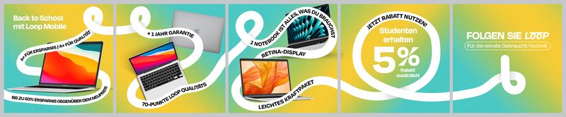 Five frame back to school carousel for laptops