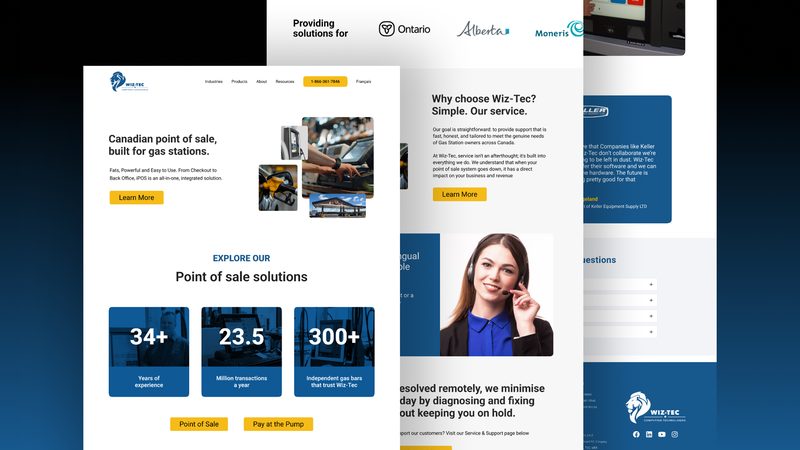 Homepage, composed